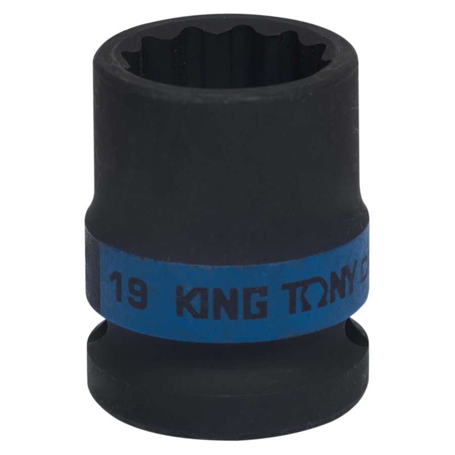 Головка торцевая ударная двенадцатигранная 1/2", 19 мм KING TONY 453019M