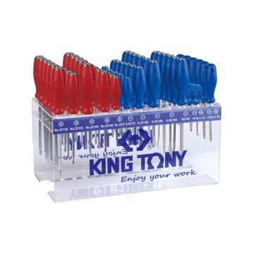 Подставка для отверток на 72 предмета KING TONY 87110