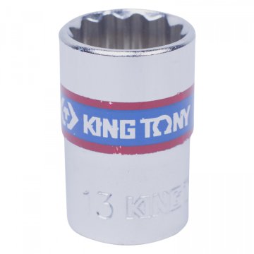 Головка торцевая стандартная двенадцатигранная 3/8", 13 мм KING TONY 333013M
